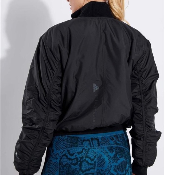 Adidas,Stella McCartney Light Padded Bomber Jacket - Picture 3 of 5